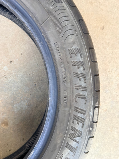 205/55/17 - Estive - Goodyear - DOT 2023 - Usato