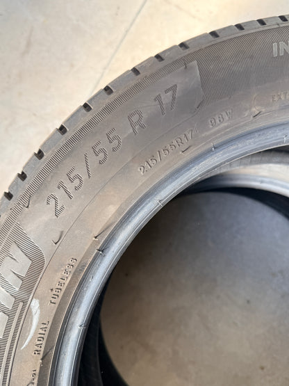 215/55/17 - Estive - Michelin - DOT 2021 - Usato