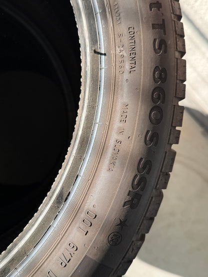 225/45/17 - Invernali - Continental - DOT 2022 - Usato