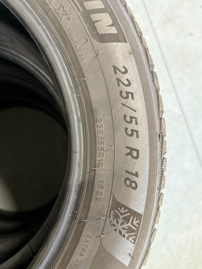 225/55/18 - Invernali - Michelin - DOT 2021 - Usato