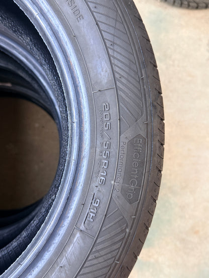 205/55/16 - Estive - Goodyear - DOT 2024 - Usato