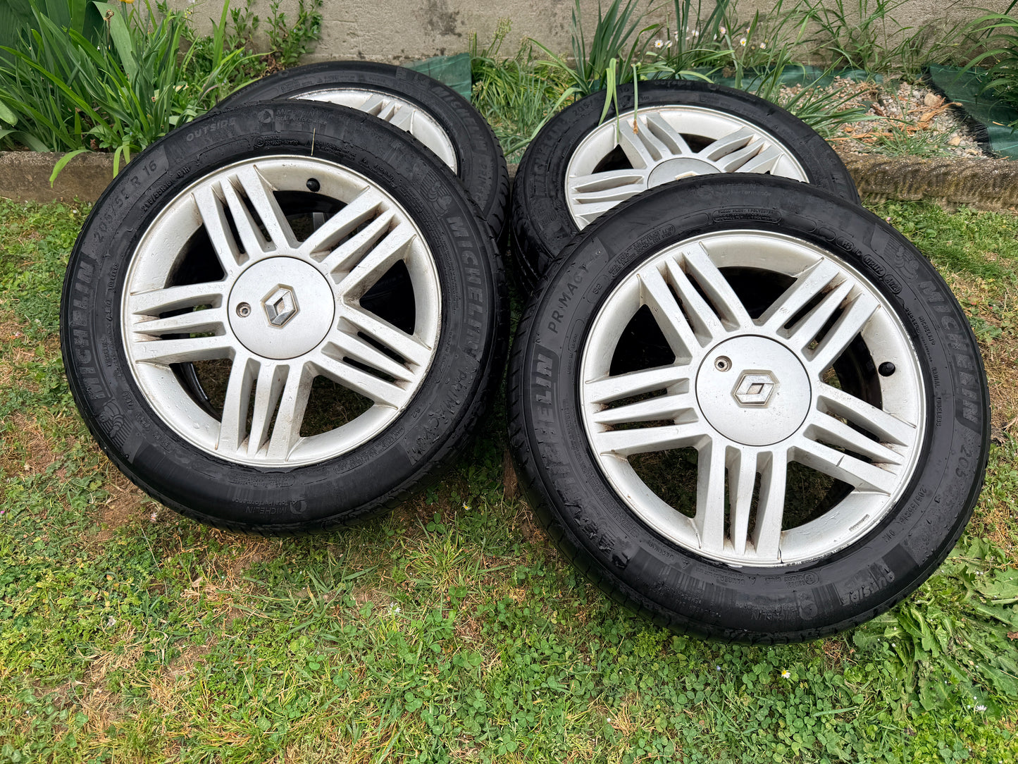 Cerchi + gomme estive Michelin 16” - Renault Scenic/Megane MK2 -  Originali - Usato
