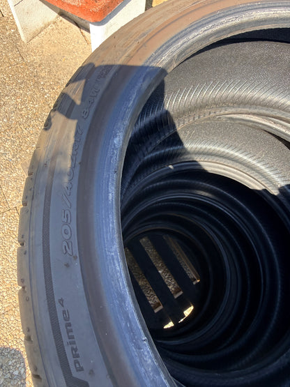 205/40/17 - estive - Hankook - DOT 2024 - Usato