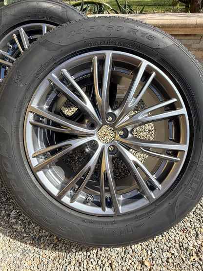 Cerchi + gomme invernali 18” - Alfa Romeo Stelvio - Originali - Nuovo