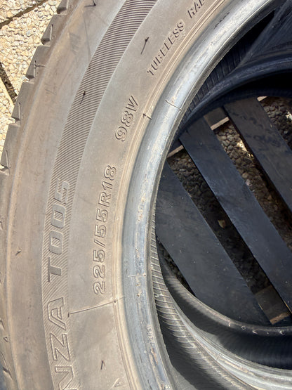 225/55/18- Estive- Bridgestone - DOT 2020 - Usato