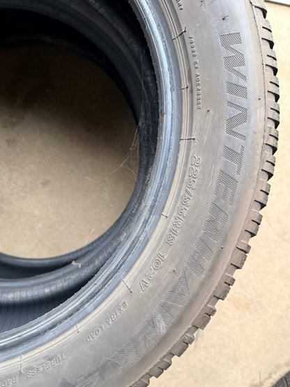 225/55/18 - Invernali - Firestone - DOT 2022 - Usato