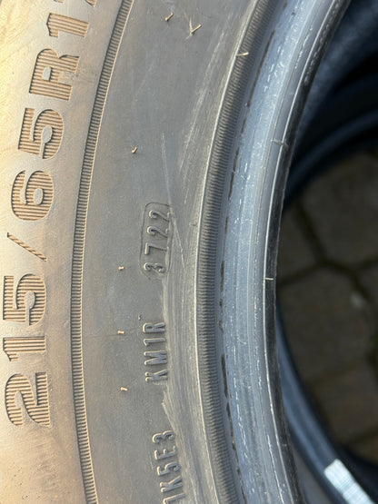 215/65/17 - Invernali - Dunlop - DOT 2022 - Usato