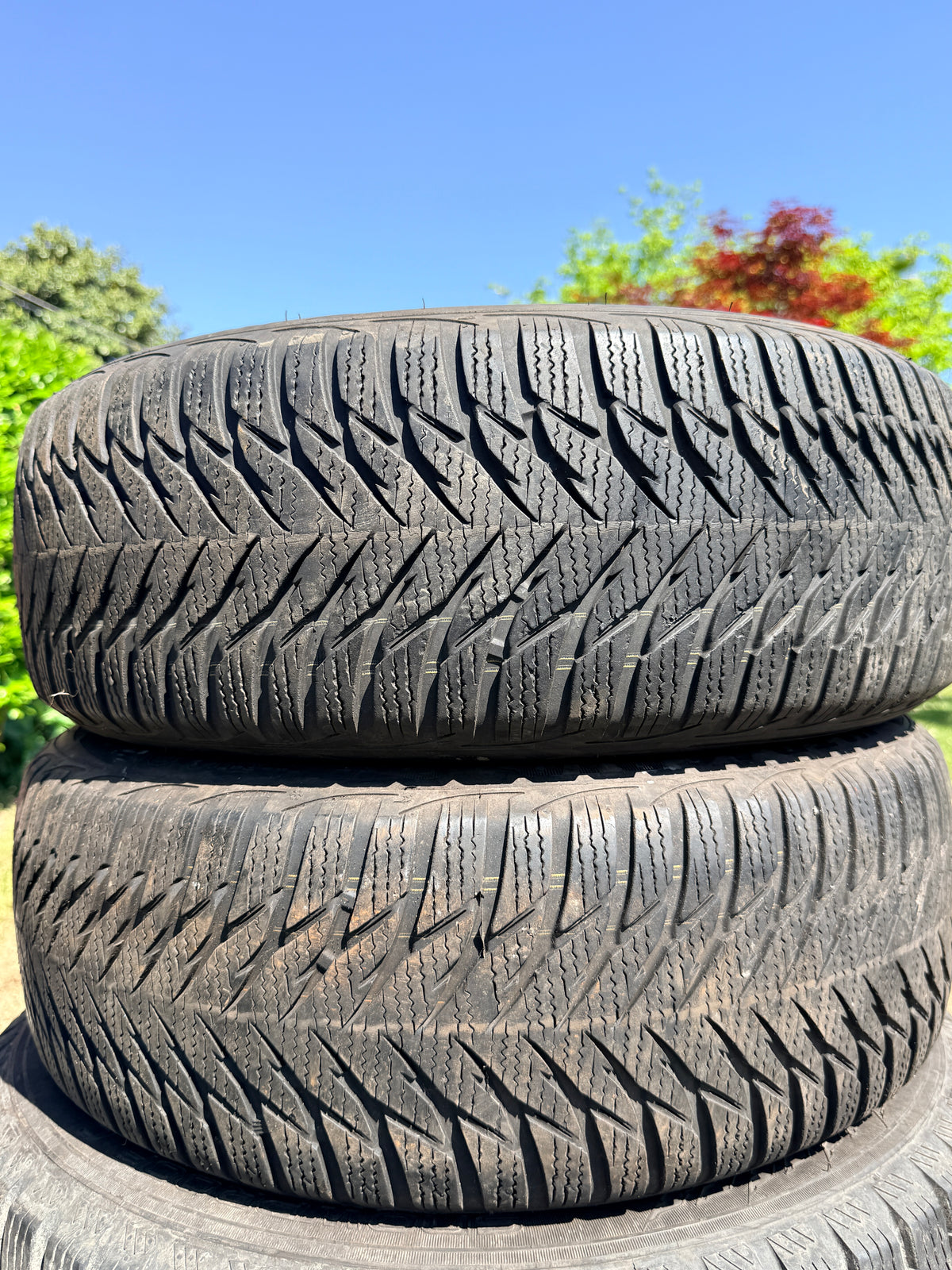 195/55/16 - Invernali - Goodyear antiforatura - DOT 2017 - Usato