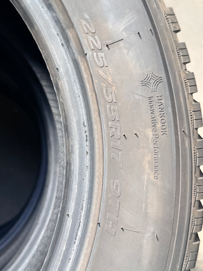 225/55/17 - Invernali - Hankook - DOT 2024|2020 - Usato