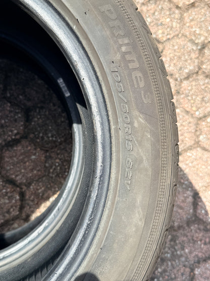195/50/15 - Estivi - Hankook - DOT 2018 - Usato