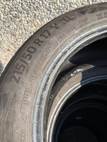215/50/17 - estive - Continental - DOT 2023 - Usato