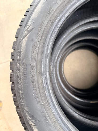 185/55/15 - Invernali - Bridgestone - DOT 2023 - Usato