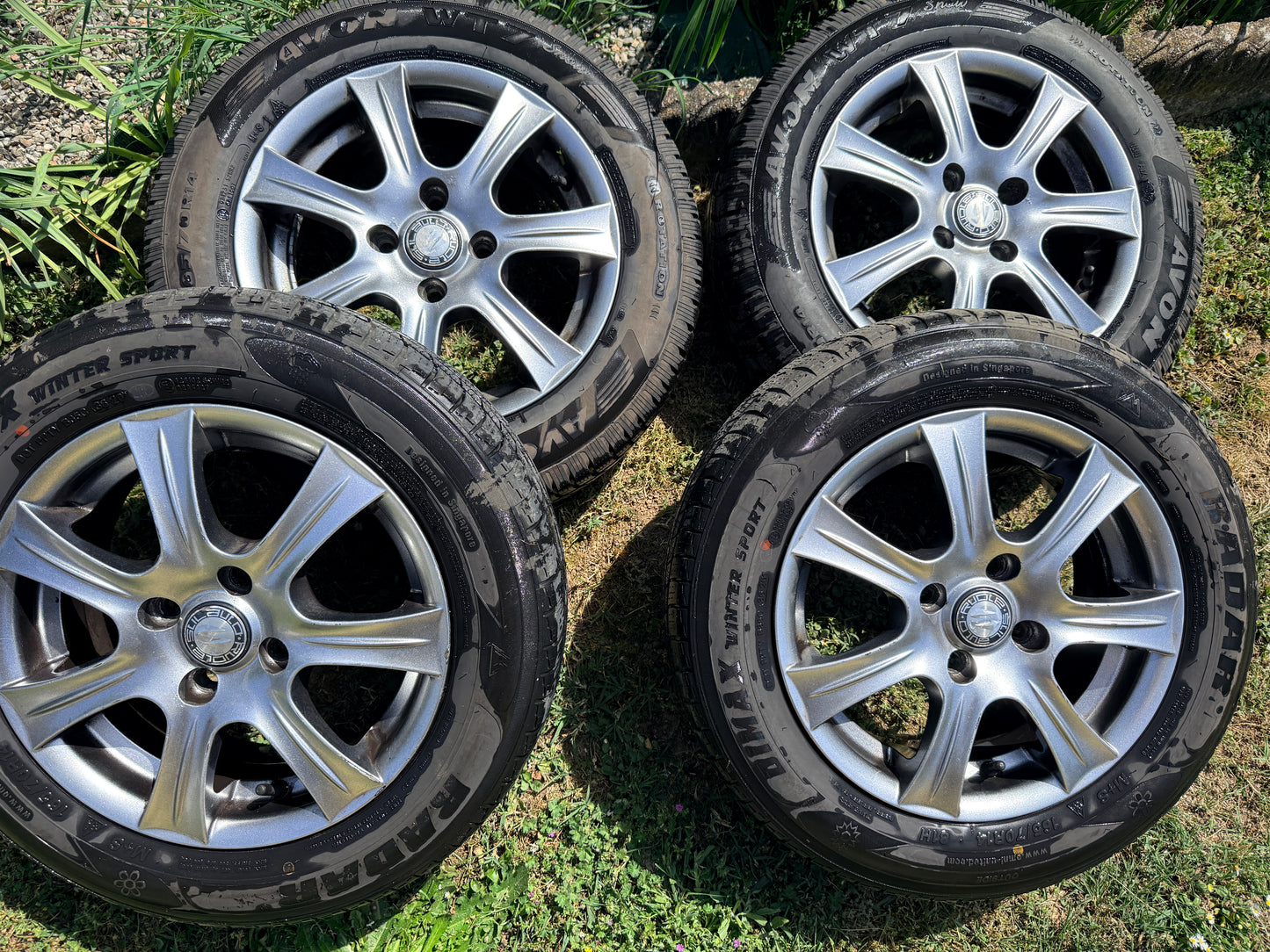 Cerchi + gomme 14” - Suzuki Swift II (ZC/ZD) - Stilauto - Usato