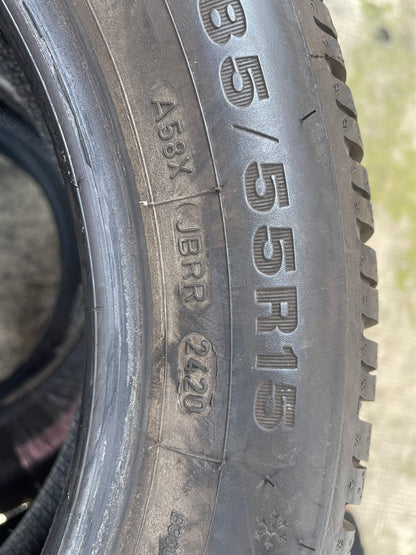 185/55/15 - Invernali - Dunlop - DOT 2020 - Usato