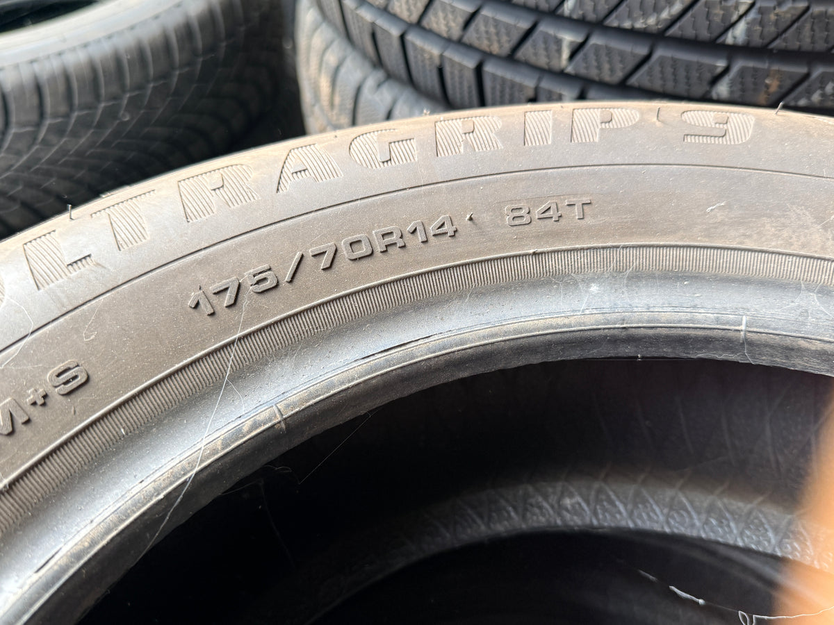 175/70/14 - Invernali - Goodyear - DOT 2017 - Usato