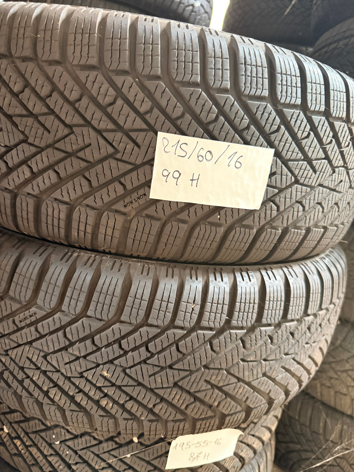 215/60/16 - Invernali - Pirelli - DOT 2023 - Usato