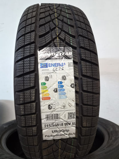 215/55/18 - Invernali - Goodyear - DOT 2025 - Nuovo